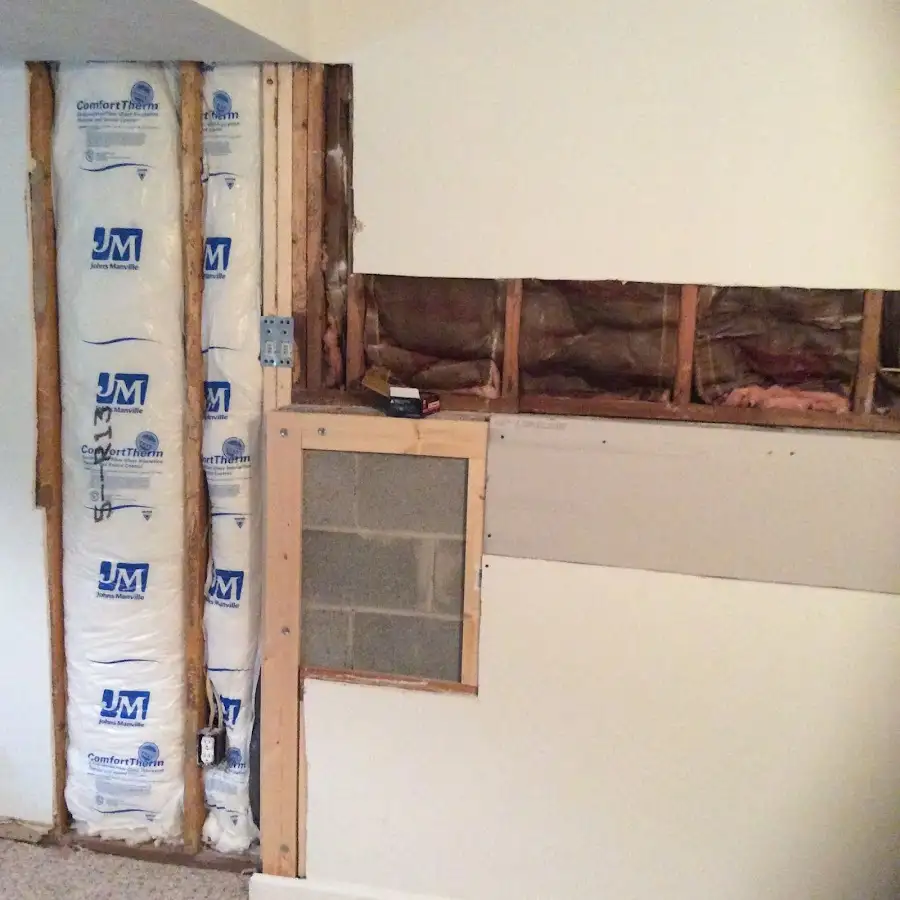 Wall insulation replacement during Structural Drying in Wappinger